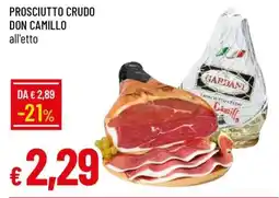 Famila PROSCIUTTO CRUDO DON CAMILLO offerta