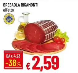 Famila Bresaola Rigamonti offerta