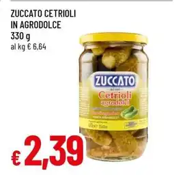 Famila ZUCCATO CETRIOLI IN AGRODOLCE offerta