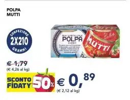 Esselunga Polpa Mutti offerta