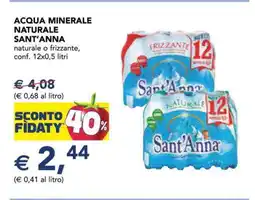 Esselunga Acqua Minerale Naturale Sant'Anna offerta