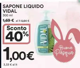 Coop SAPONE LIQUIDO VIDAL offerta