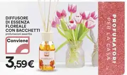 Coop Diffusore di Essenza Floreale con Bacchetti offerta
