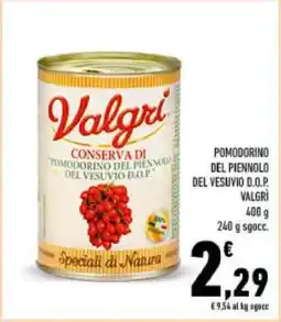 Conad Valgrì Pomodorino del Piennolo del Vesuvio D.O.P offerta