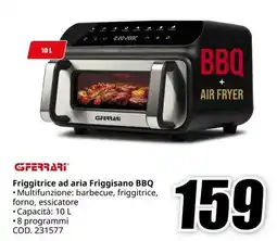 MediaWorld GFERRARI Friggitrice ad aria Friggisano BBQ offerta