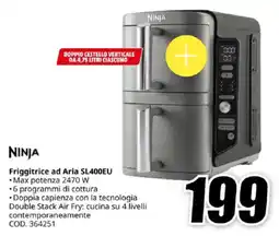 MediaWorld NINJA Friggitrice ad Aria SL400EU offerta