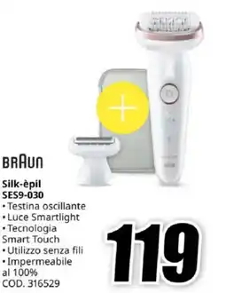 MediaWorld BRAUN Silk-èpil SES9-030 offerta