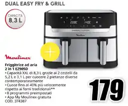 MediaWorld Moulinex Friggitrice ad aria 2 in 1 EZ905D offerta