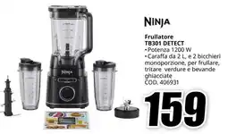 MediaWorld NINJA Frullatore TB301 DETECT offerta
