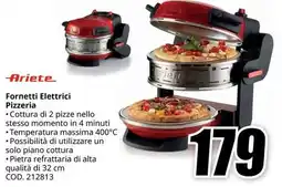 MediaWorld Ariete Fornetti Elettrici Pizzeria offerta