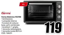 MediaWorld Girmi Forno Elettrico FE3700 offerta