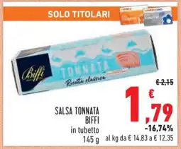 Conad Salsa Tonnata Biffi offerta