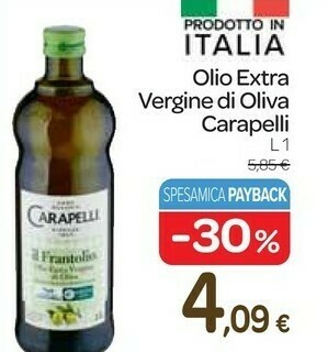 Carrefour Express Olio extra vergine di oliva non filtrato 100% italiano offerta