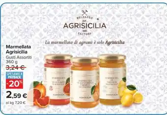 Carrefour Marmellata Agrisicilia offerta