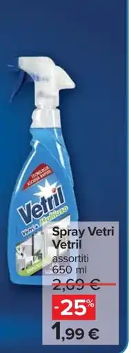 Carrefour Spray Vetri Vetril offerta