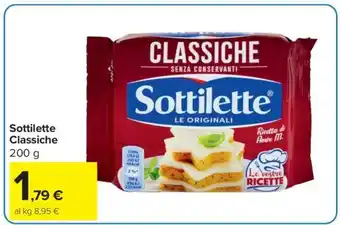 Carrefour Sottilette Classiche offerta
