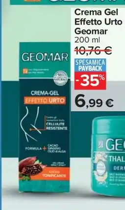 Carrefour Crema Gel Effetto Urto Geomar offerta