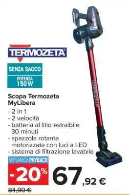 Carrefour Scopa Termozeta MyLibera offerta