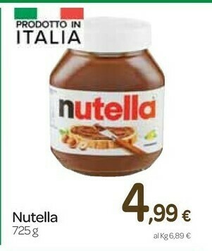 Carrefour Express Nutella offerta