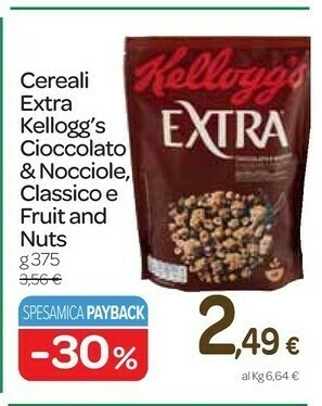 Carrefour Express Cereali extra offerta