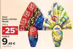 Carrefour Uovo Galak o Kit Kat Nestlé offerta
