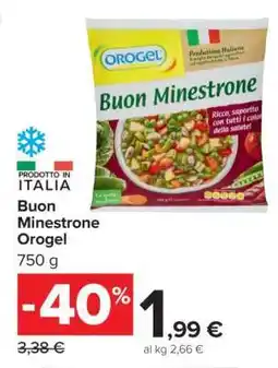 Carrefour Buon Minestrone Orogel offerta
