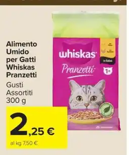 Carrefour Whiskas Pranzetti offerta
