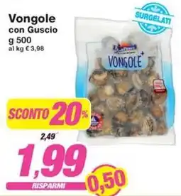 Prix Quality Vongole con Guscio offerta