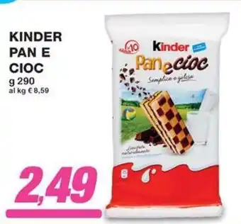 Prix Quality Kinder pan e cioc offerta