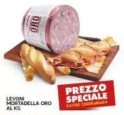 Extra Supermercati Levoni mortadella oro offerta