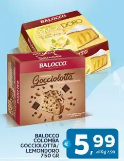Extra Supermercati Balocco colomba gocciolotta/ lemondoro offerta