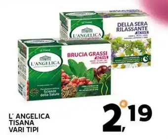 Extra Supermercati L' angelica tisana vari tipi offerta