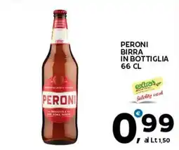 Extra Supermercati Peroni birra in bottiglia offerta
