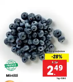 Lidl Mirtilli offerta
