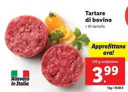 Lidl Tartare di bovino offerta