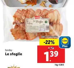 Lidl Sondey Le sfoglie offerta
