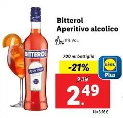 Lidl Bitterol Aperitivo alcolico offerta