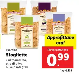 Lidl Panealba Sfogliette offerta