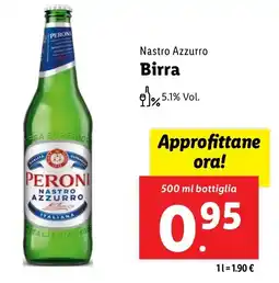 Lidl Nastro Azzurro Birra offerta
