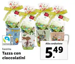 Lidl Favorina Tazza con cioccolatini offerta
