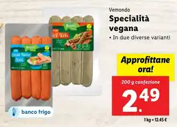 Lidl Vemondo Specialità vegana offerta