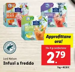 Lidl Lord Nelson Infusi a freddo offerta