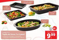 Lidl LIVARNO home Teglia da forno, 1 o 2 pezzi offerta