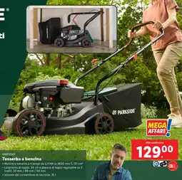 Lidl PARKSIDE Tosaerba a benzina offerta