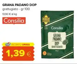 Tigre Consilia grana padano dop grattugiato offerta