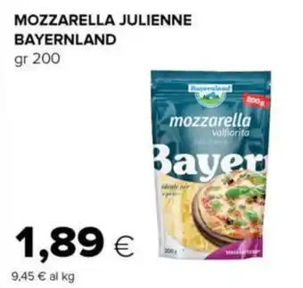 Tigre Mozzarella julienne BAYERNLAND offerta