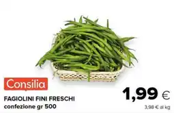 Tigre Fagiolini fini freschi confezione offerta