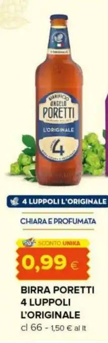 Tigre Birra poretti 4 luppoli l'originale offerta