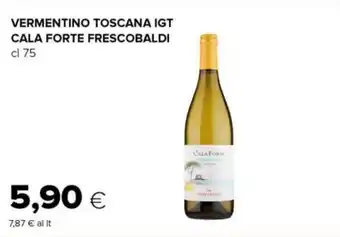 Tigre Vermentino toscana igt cala forte frescobaldi offerta