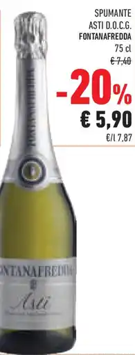Conad Superstore Spumante asti d.o.c.g. fontanafredda offerta